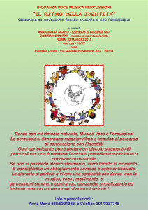 Biodanza Voce e percussioni